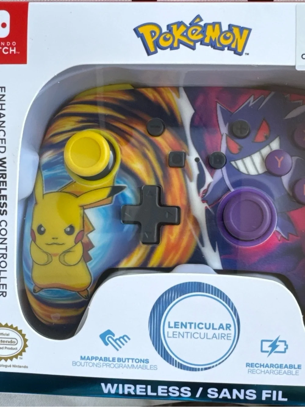 Pokémon Enhanced Wireless Controller for Nintendo Switch - Multicolor